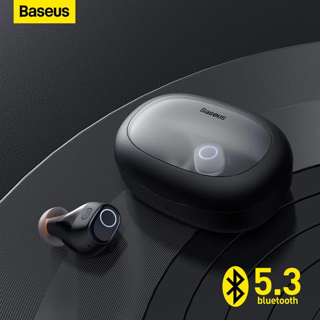 Бездротові навушники TWS Baseus Bowie WM03, Type-C, вкладиші, сенсорні, ігрові, мікрофон, 500 мАг, 8 годин <tc>автономн. роботи</tc>
