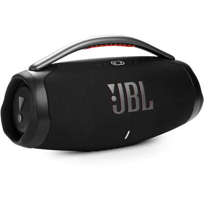 Акустическая система портативная JBL серии BoomBox 3, трехполосная, 180 Вт (1х80+2х40+2х10), 72,6 мАч, 24 часа автон. работы, USB-A, Aux-in, Bluetooth 5.3, моб. приложение - Черный в articool.com.ua