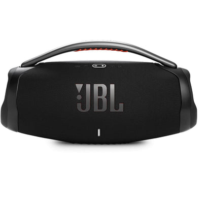 Акустична система портативна JBL серії BoomBox 3, трисмугова, 180 Вт (1х80+2х40+2х10), 72,6 мАг, 24 години автон. роботи, USB-A, Aux-in, Bluetooth 5.3, моб. додаток