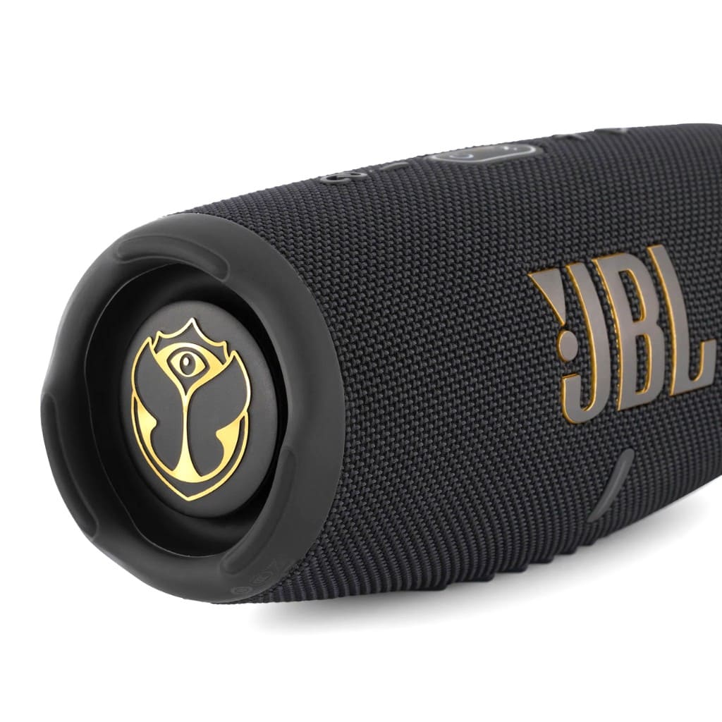 Акустична система портативна JBL серії Charge 5 Tomorrowland Edition, двосмугова, 40 Вт, Bluetooth: 5.1, 7500 мАг, 20 годин автон. роботи, 65 Гц – 20 кГц, IP67