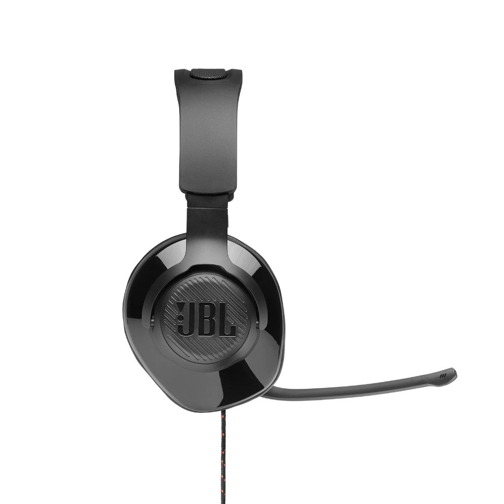 Наушники проводные JBL Quantum 200, направленный съемный микрофон, функция выделения голоса, амбушюры с эффектом памяти в магазине articool.com.ua.