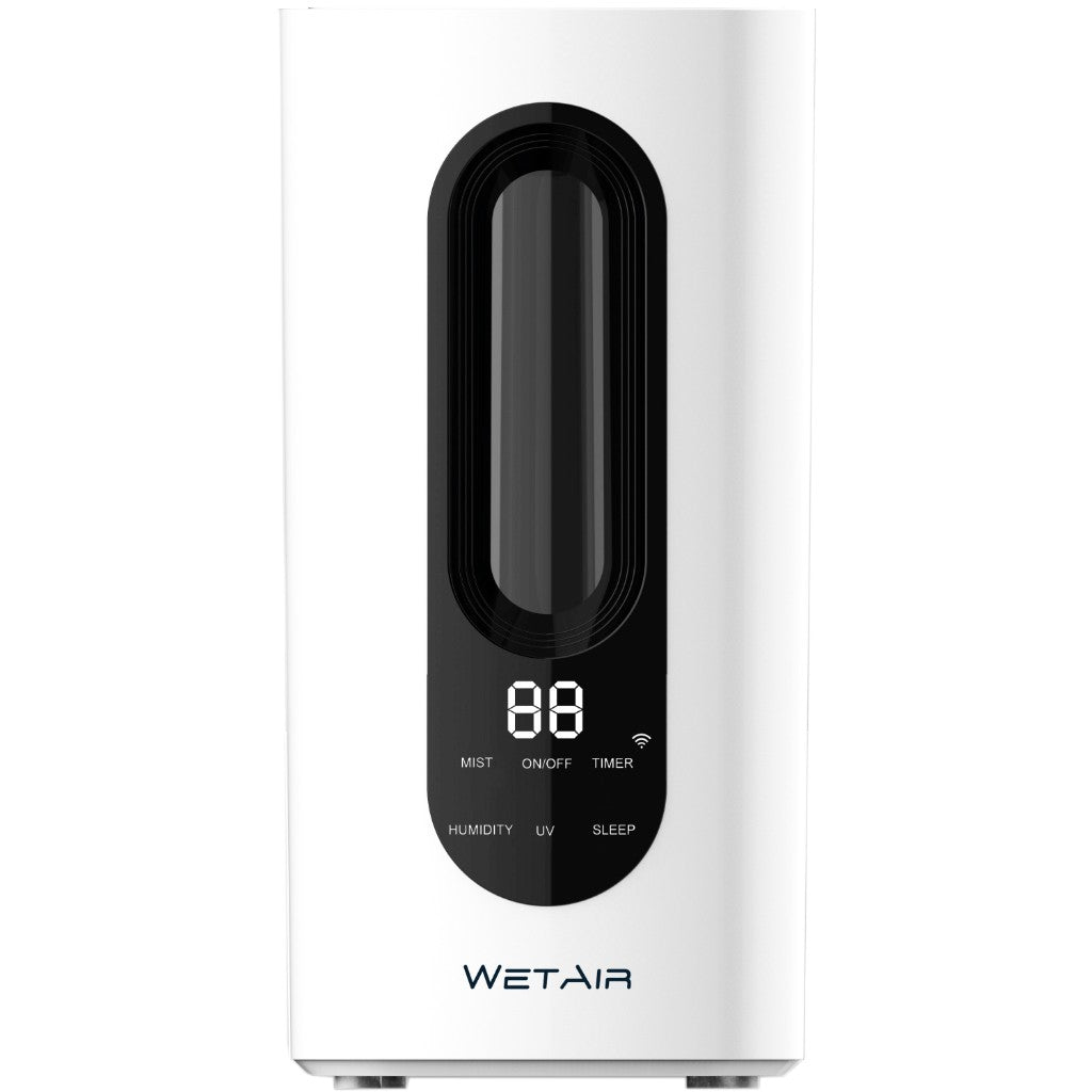 Увлажнитель воздуха ультразвуковой WetAir WH-735, до 35 кв. м., 300 мл/час,  3,5 литра, УФ лампа, LCD дисплей, сенсорное упр-е, таймер, упр-е приложением через Wi-Fi, верхний залив воды в магазине articool.com.ua.