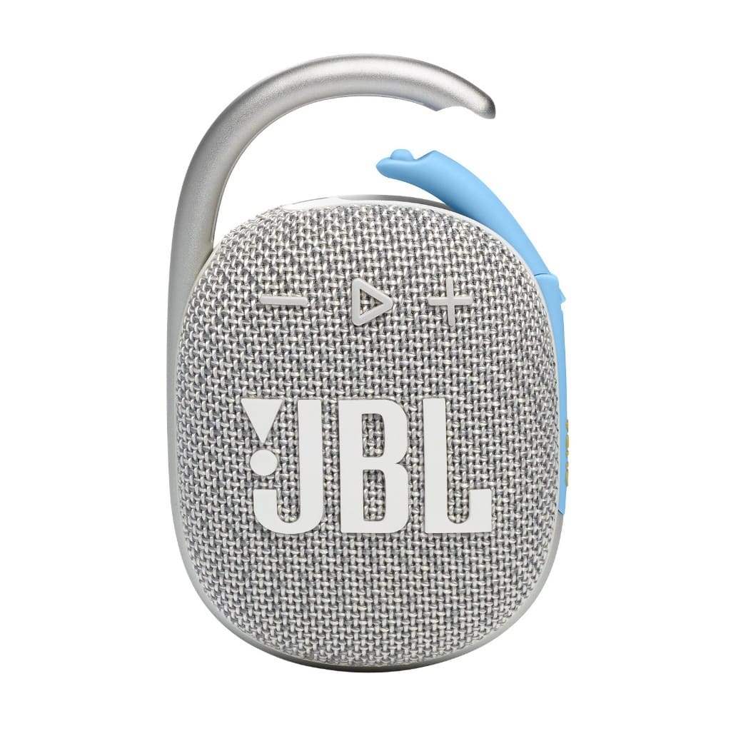 Акустическая система портативная JBL серии Clip 4 Eco, 5 Вт, 500 мАч, 10 часов автономн. работы, 100 Гц – 20 кГц, Bluetooth 5.1, Type-C, механич. упр-е, с влагозащитой, IP67