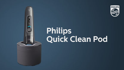 Бритва электрическая Philips серии 7000 S7786/55, сухое/влажное бритье, одна бритвенная головка, станция очистки, триммер откидной, Bluetooth подключение к смартфону