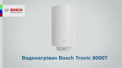 <tc>Водонагрівач Bosch серії Tronic 8000 T ES 35/50/80/100/120 B, накопичувальний, універсальний монтаж, циліндричний, сухий ТЕН, електронне керування</tc>