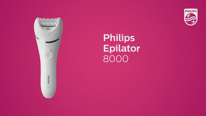 Эпилятор Philips Series 9000 BRE740/90, дисковый, бьюти-набор, сухая/влажная эпиляция, две скорости, 12 аксессуаров, мешочек для хранения