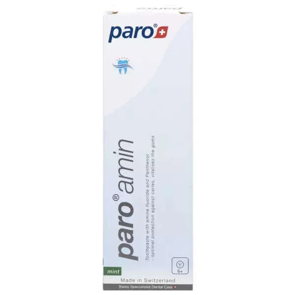 Зубная паста ParoSwiss paro® amin на основе аминофторида 1250 ppm, 75 мл в магазине articool.com.ua.