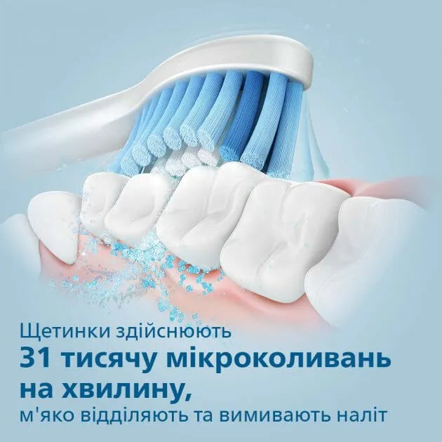 Зубная щетка Philips Sonicare 3100 series HX3671/11, HX3671/13, HX3671/14 звуковая, один режим чистки в магазине articool.com.ua.
