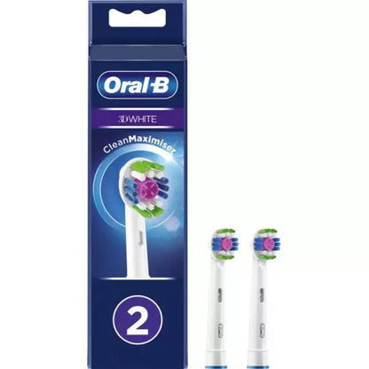 Сменная насадка для зубной щетки электрической Oral-B 3D White Clean Maximiser EB18pRB 2 шт., 4 шт. в магазине articool.com.ua.