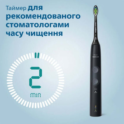 Зубная щетка Philips Sonicare ProtectiveClean 4500 HX6830/35 звуковая, два режима чистки, набор из двух ручек в магазине articool.com.ua.
