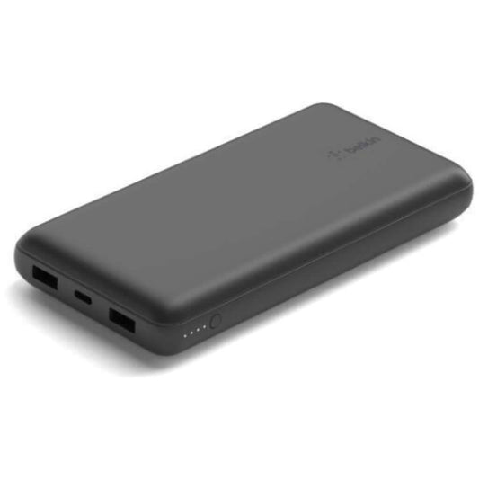 Портативная батарея Belkin Boost Charge 20000 mAh 15W (BPB012btBK) Black, 2xUSB А 2.4a/5v + 1xUSB С 3a/5v, индикатор уровня заряда, кабель USB-Type C в магазине articool.com.ua.