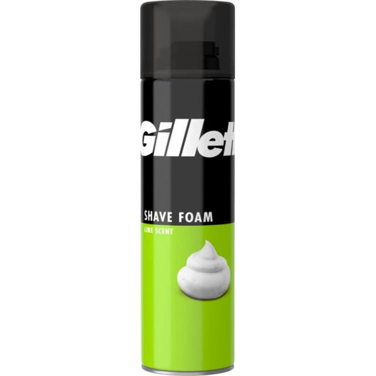 Пена для бритья для мужчин Gillette Classic Лайм 200 мл (3014260228675) в магазине articool.com.ua.