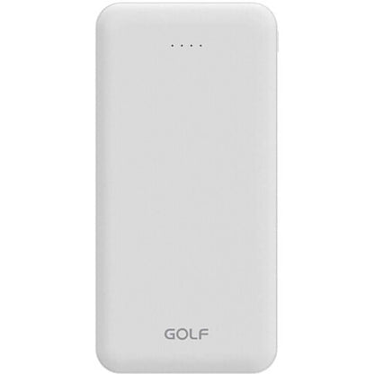 Портативная батарея Golf P200 10000 mAh 10W White, 2xUSB A, индикация заряда, кабель micro-USB в магазине articool.com.ua.