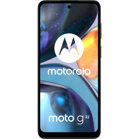 Смартфон Motorola G22 4/128 Гб, 4G, Android 12, FHD, IPS 6,5", 2 Nano-SIM, 16 Мп фр. кам., 50+8+2+2 Мп квадро осн. кам., Gorilla Glass 7, micro SD, 5000 мАч, Fast charge, NFC в магазине articool.com.ua.