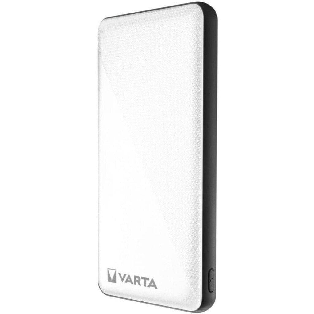 Портативная батарея Varta Energy 10000 mAh White, 2xUSB А + 1xUSB С, быстрая зарядка, индикатор уровня заряда, кабель Micro-USB в магазине articool.com.ua.