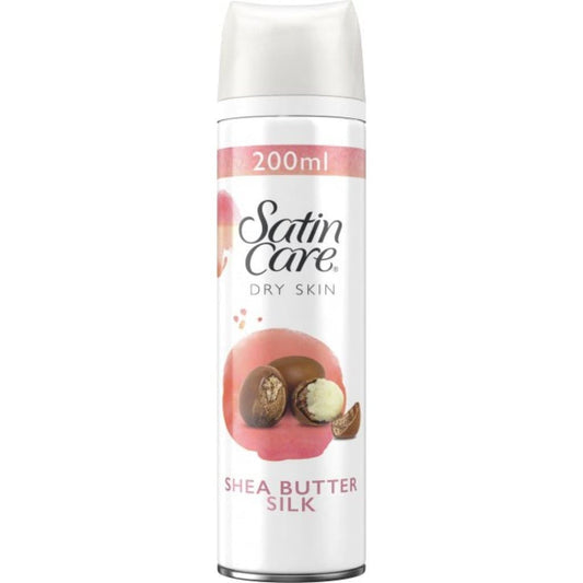 Гель для бритья для женщин Satin Care Shea Butter Silk для сухой кожи 200 мл (7702018012466) в магазине articool.com.ua.