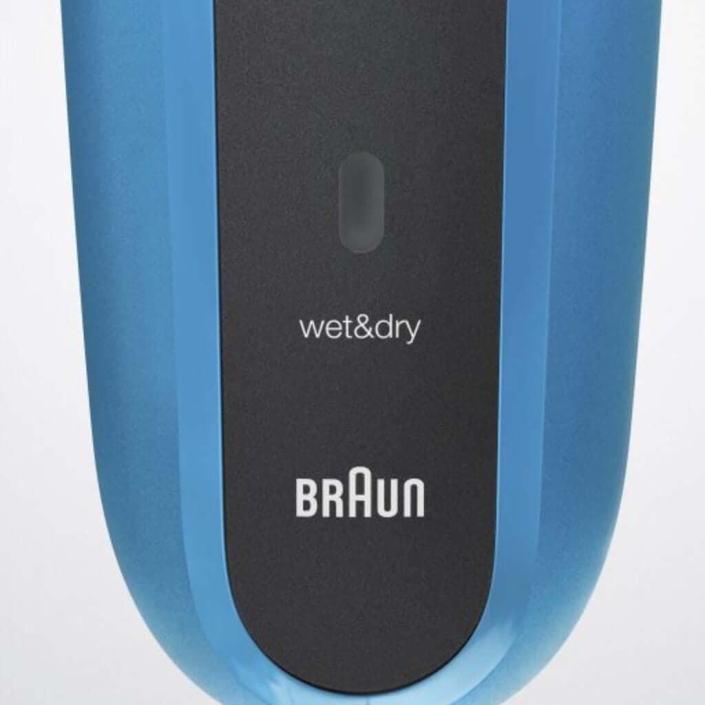 Бритва электрическая Braun Series 3 310BT типа 5409 Wet&Dry Blue, сухое/влажное бритье, три бритвенные головки, 3-в-1, бритва, триммер, стайлер в магазине articool.com.ua.