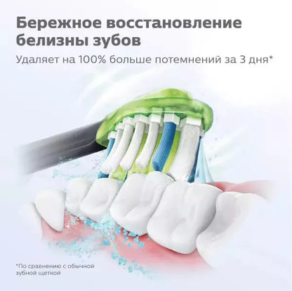 Сменная насадка для зубной щетки электрической Philips Sonicare Premium Pack C3/G3/W3 для комплексного ухода средней жесткости 3 шт. HX9073/33 в магазине articool.com.ua.