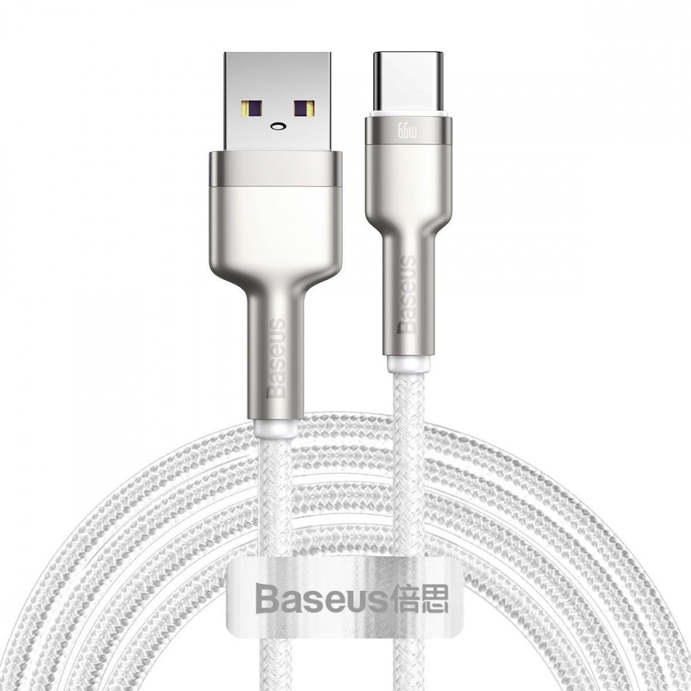 Кабель Baseus Cafule Metal Data USB to Type-C 66W (0.25//1/2 m), быстрая зарядка в магазине articool.com.ua.