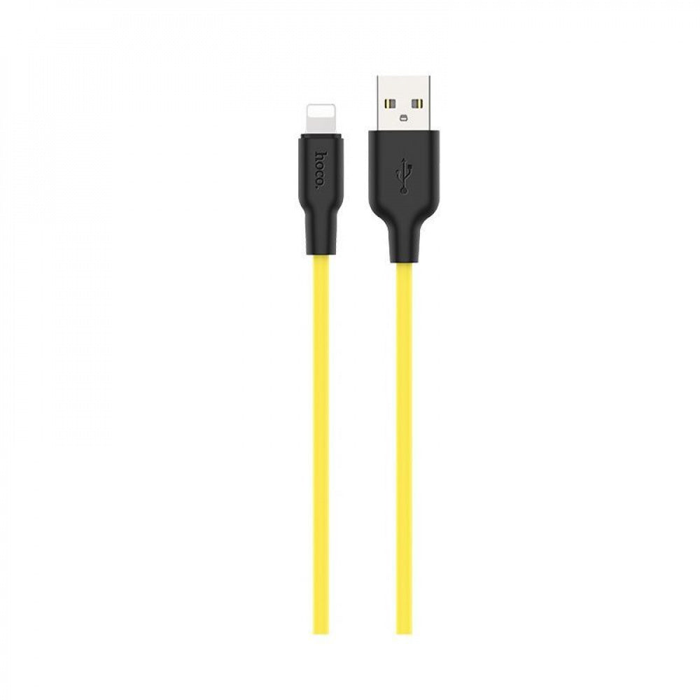 Кабель Hoco X21 Plus Silicone USB to Lightning (1/2 m), быстрая зарядка в магазине articool.com.ua.