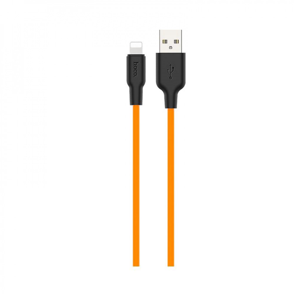 Кабель Hoco X21 Plus Silicone USB to Lightning (1/2 m), быстрая зарядка в магазине articool.com.ua.