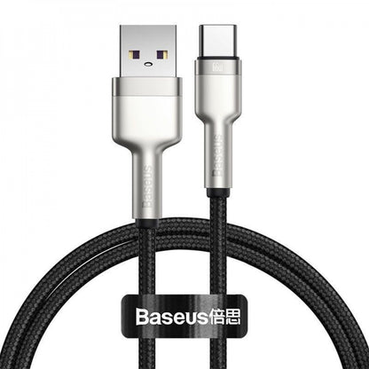 Кабель Baseus Cafule Metal Data USB to Type-C 66W (0.25//1/2 m), быстрая зарядка в магазине articool.com.ua.