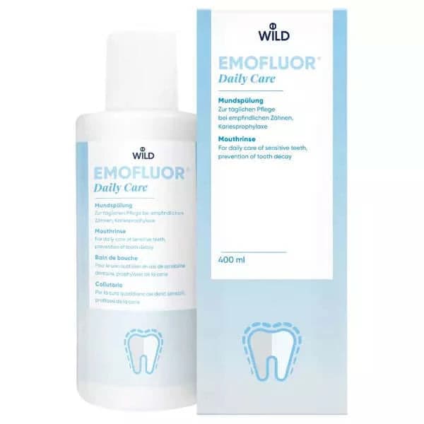 Ополаскиватель для полости рта Dr.Wild Emofluor Daily Care для ежедневного ухода, 400 мл в магазине articool.com.ua.