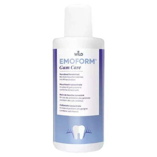 Ополаскиватель для полости рта Dr.Wild Emoform Gum Care уход за деснами с минеральными солями концентрат, 400 мл в магазине articool.com.ua.