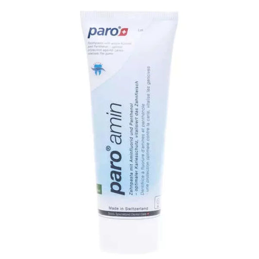 Зубная паста ParoSwiss paro® amin на основе аминофторида 1250 ppm, 75 мл в магазине articool.com.ua.