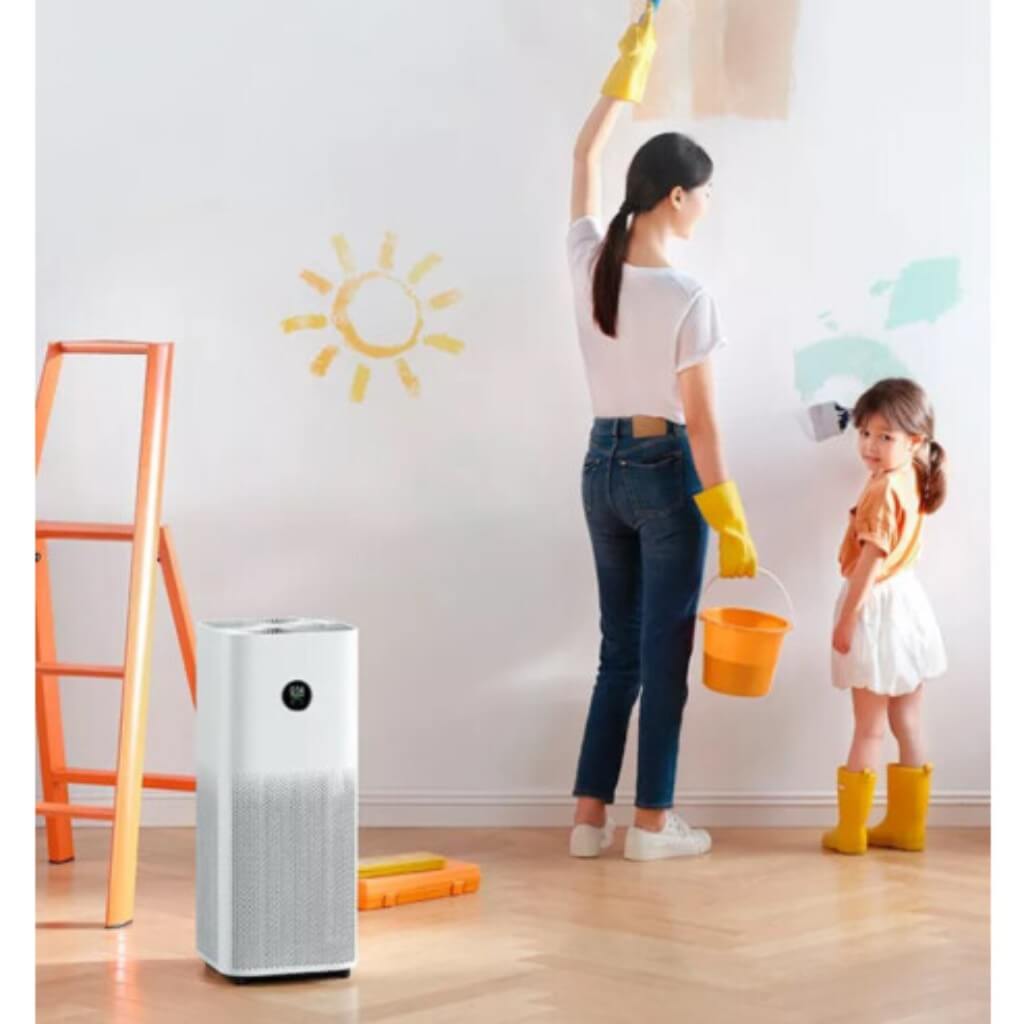 Очиститель воздуха Xiaomi Air Purifier 4, до 48 кв.м, HEPA фильтрация, предварительный, угольный, фильтры, ионизация, OLED цифровой, управление через WiFi, белого цвета в магазине articool.com.ua.