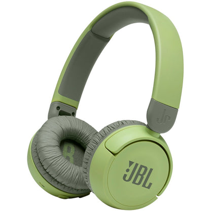 Беспроводные наушники накладные для детей JBL JR310BT, закрытые, 30 часов автономн. работы, 410 мАч, микрофон, Bluetooth 5,0, Type C, складывающиеся - Зеленый в articool.com.ua
