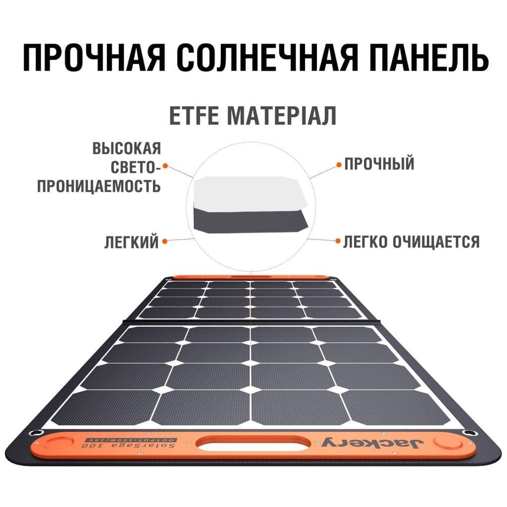 Солнечная панель для электрической станции Jackery SolarSaga 100W в магазине articool.com.ua.