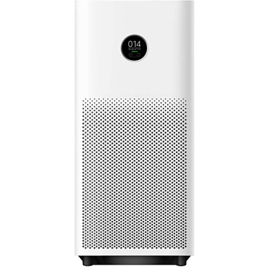 Очиститель воздуха Xiaomi Air Purifier 4, до 48 кв.м, HEPA фильтрация, предварительный, угольный, фильтры, ионизация, OLED цифровой, управление через WiFi, белого цвета в магазине articool.com.ua.