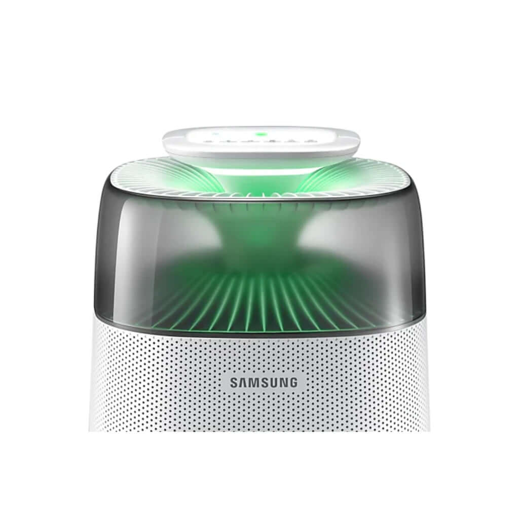 Очиститель воздуха Samsung AX40T3030WM/ER, до 50 кв. м., HEPA фильтрация, предварительный, угольный, фильтры, LED дисплей, белого цвета в магазине articool.com.ua.